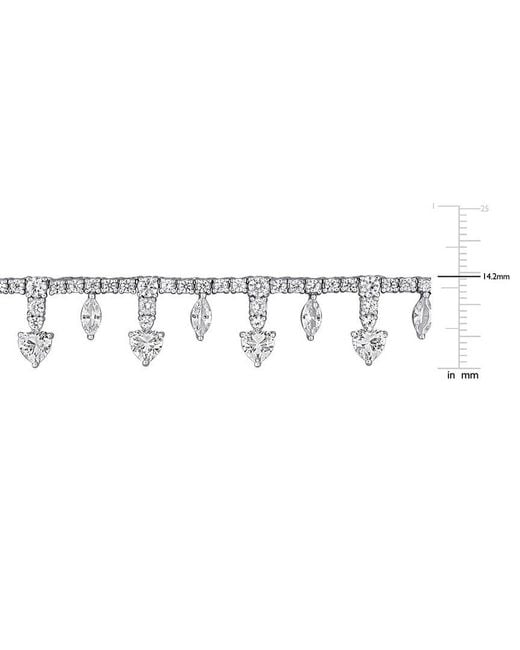 Rina Limor Metallic 19.71 Ct. Tw. Lab-Grown Sapphire Necklace