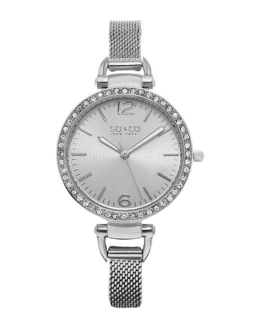 SO & CO Gray Soho Watch