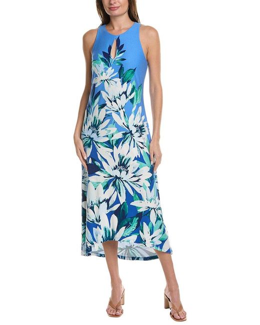 Tommy Bahama Blue Jasmina Joyful Bloom Maxi Dress