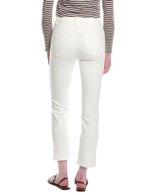 FRAME White Frame The Pencil Au Natural Clean Crop Jean