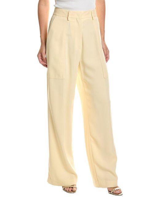Forte_forte Yellow Solid Pant