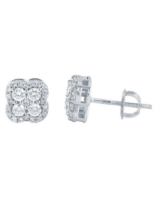 Monary Metallic 14k 0.50 Ct. Tw. Diamond Earrings