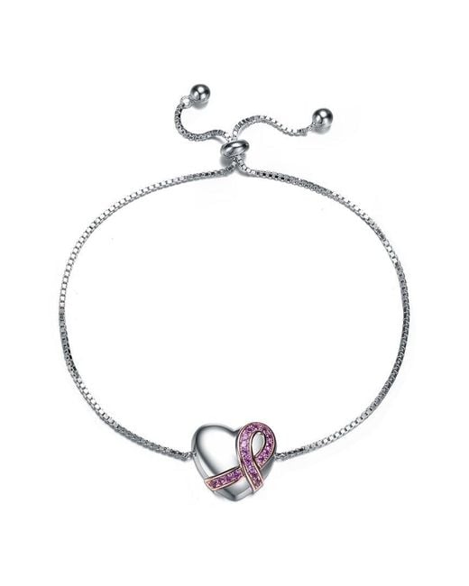 Genevive Jewelry White Two-tone Bracelet