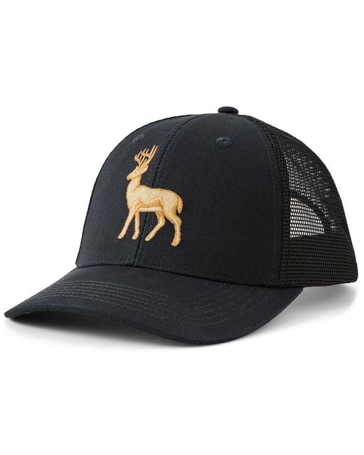 Life Is Good. Black Trucker Hat for men