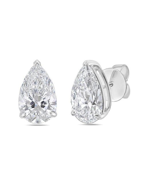 Diana M Metallic Diana M. 14K 4.00 Ct. Tw. Lab-Grown Diamond Earrings