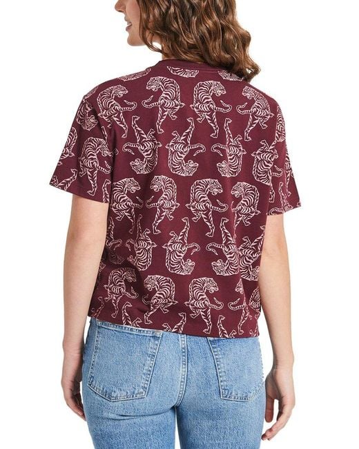Life Is Good. Red Boxy Crusher T-Shirt