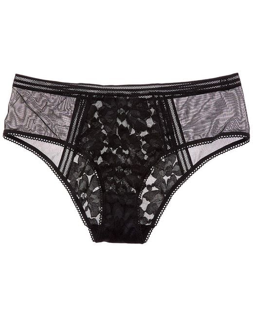 Passionata Black Gardenia Lace Shorty