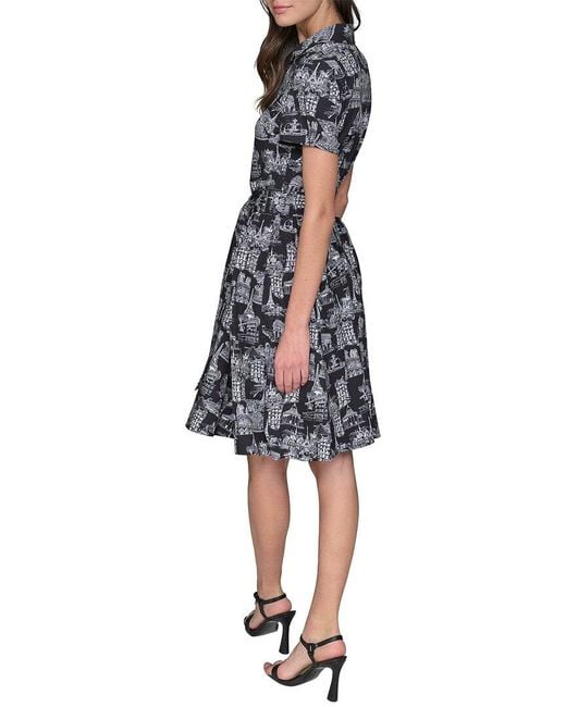 Karl Lagerfeld Blue Dress