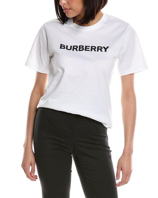 Burberry White Logo T-shirt