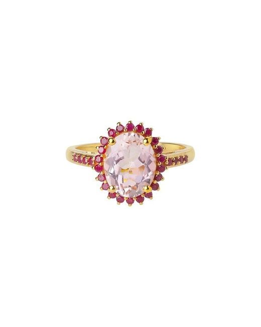 TIRAMISU Metallic 10K 2.56 Ct. Tw. Gemstone Ring