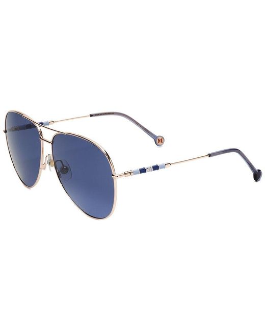 Carolina Herrera Blue Ch0014s 64mm Sunglasses