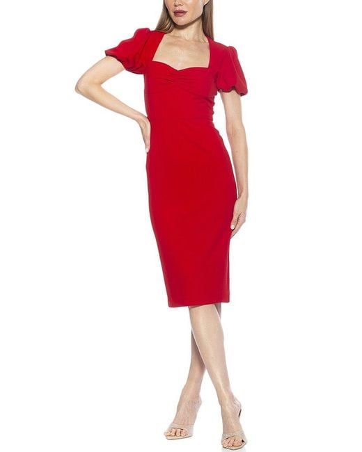 Alexia Admor Red Micaela Sheath Dress