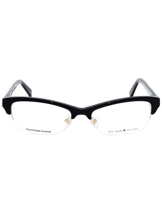 Kate Spade Black Marika 49Mm Optical Frames