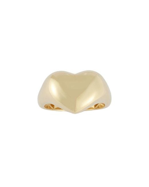 Ember Fine Jewelry White 14K Heart Dome Ring