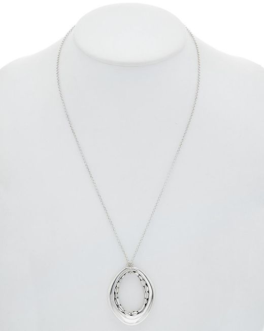 John Hardy White Kali Silver 36in Necklace