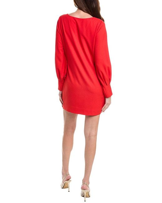 Nicholas Red Hilda Shift Dress