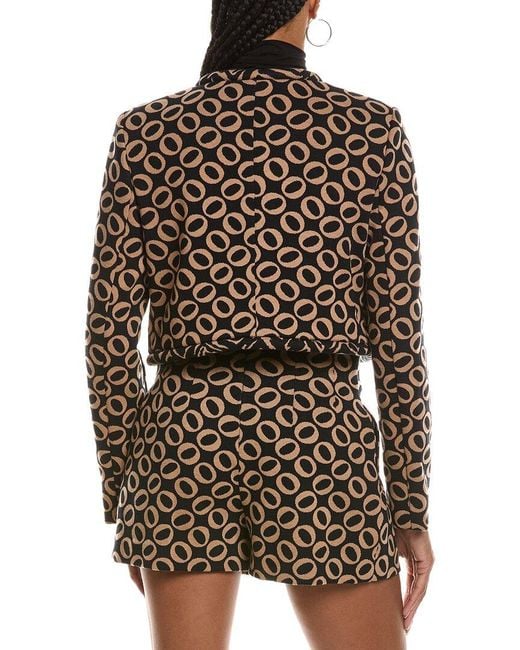 Diane von Furstenberg Brown Andrea Jacket