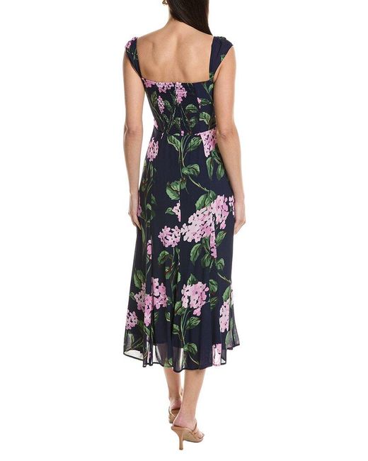 JLuxe Black Sleeveless Midi Dress