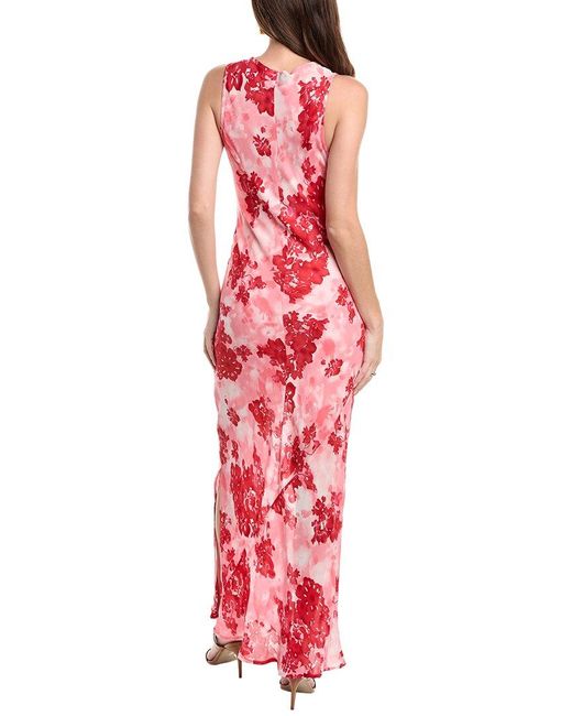 Faithfull The Brand Red Nicola Maxi Dress
