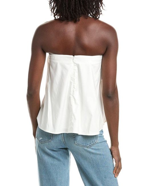 REVERIEE White Mini Skirt