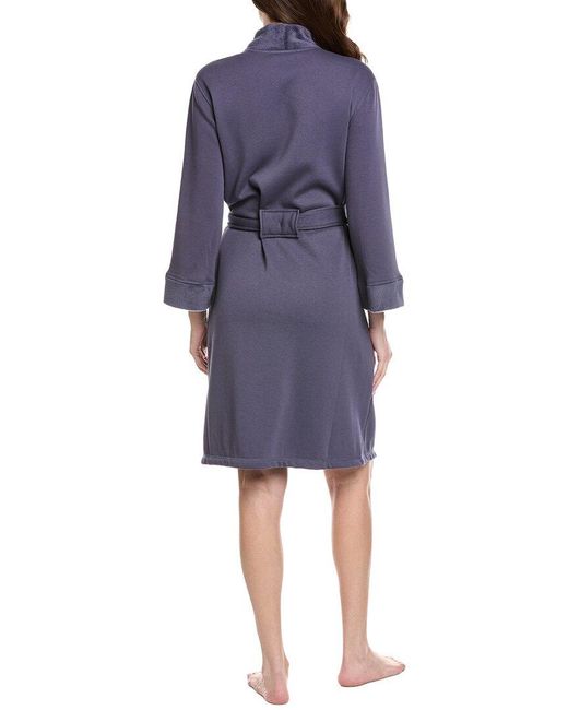 NATORI EDIT Blue Nova Brushed Knit Robe