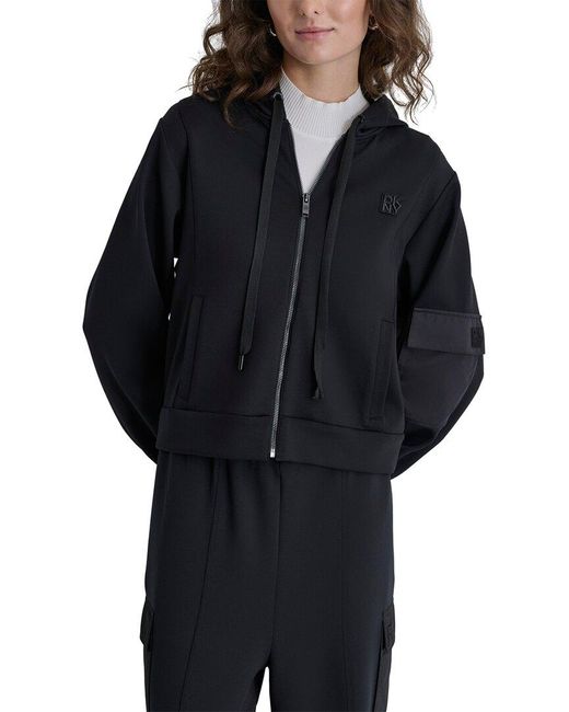DKNY Black Patch Soft Jacket