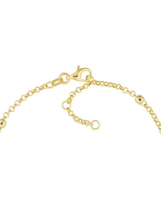 HAWLEY ST Metallic 14K Bead Bracelet