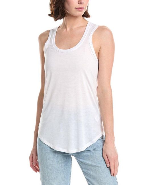 ATM White Sweetheart Tank Top