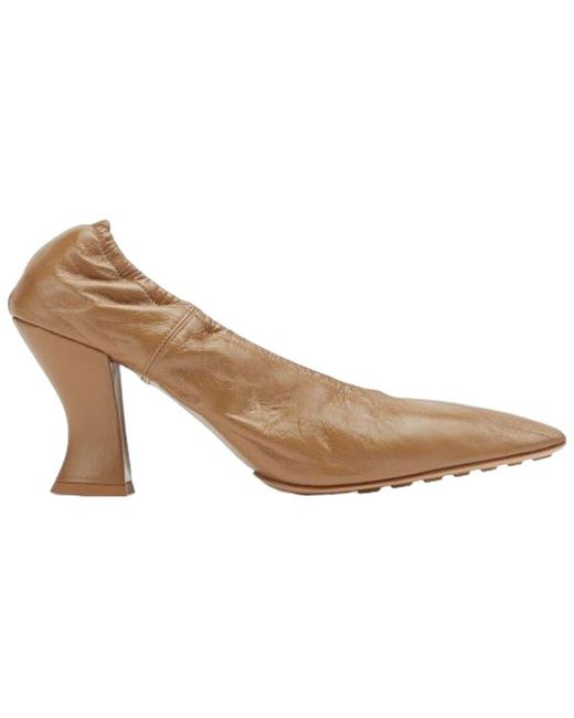 Bottega Veneta Brown 75Mm Almond Pump