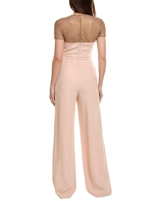 Stella McCartney Natural Alysha Silk-Lined Jumpsuit