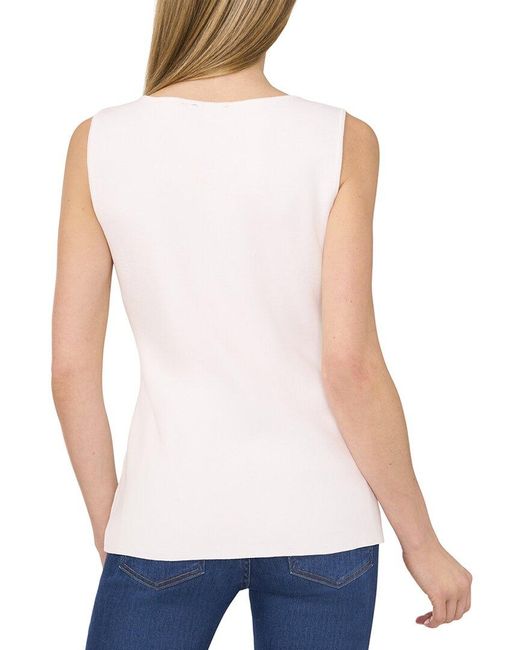 Ted Baker White Button Down Sweater