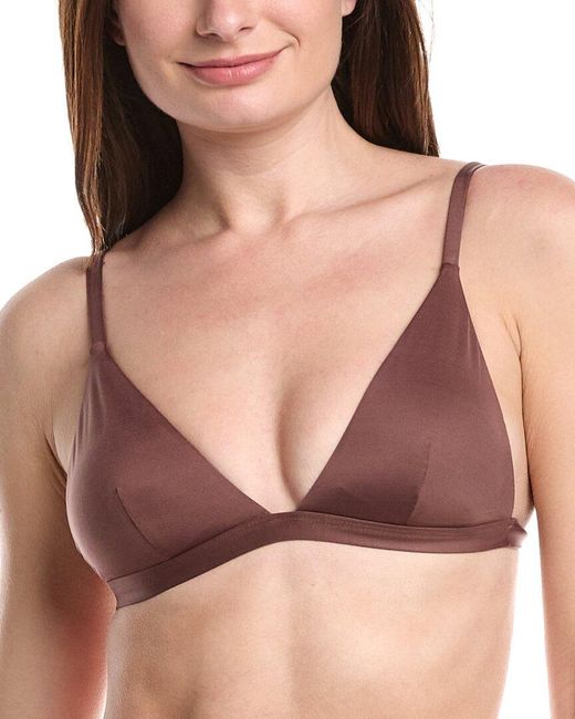 Vitamin A Brown Moss Bikini Top