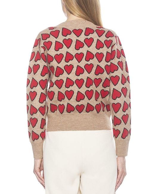Alexia Admor Red Rowan Cardigan