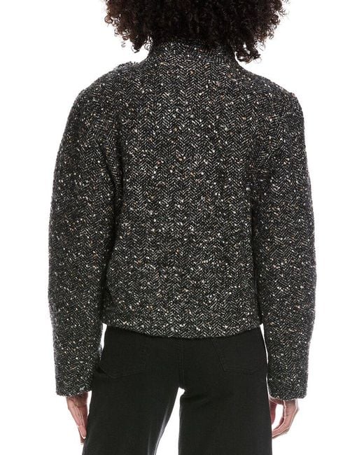 Isabel Marant Gray Isabel Marant Etoile Grunge Wool & Alpaca-Blend Coat