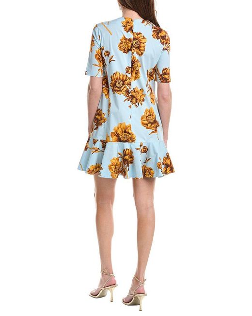 Oscar de la Renta White Shift Dress