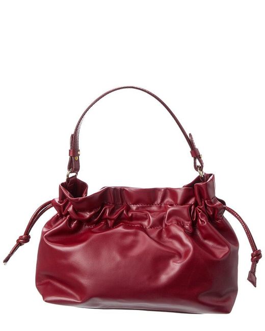 Isabella Rossetti Red Layla Leather Handbag