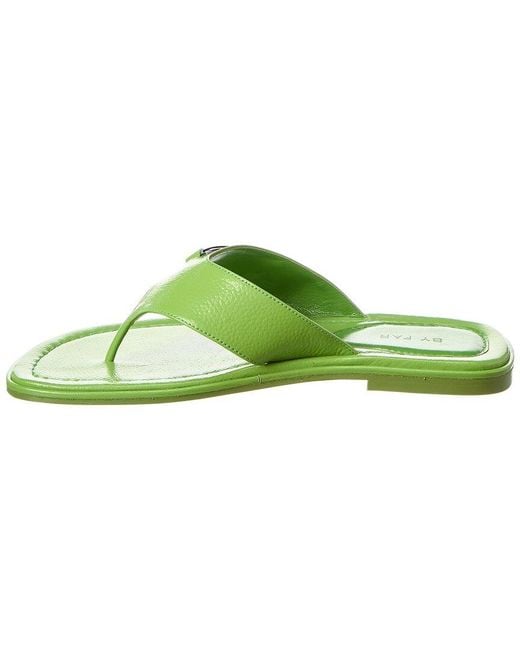 By Far Green Zizi Leather Sandal