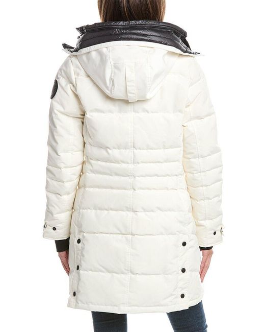 Canada Goose Lorette Label Down Parka in White Lyst UK