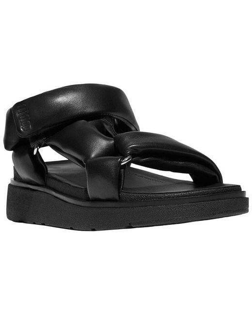Fitflop Black Leather Sandal