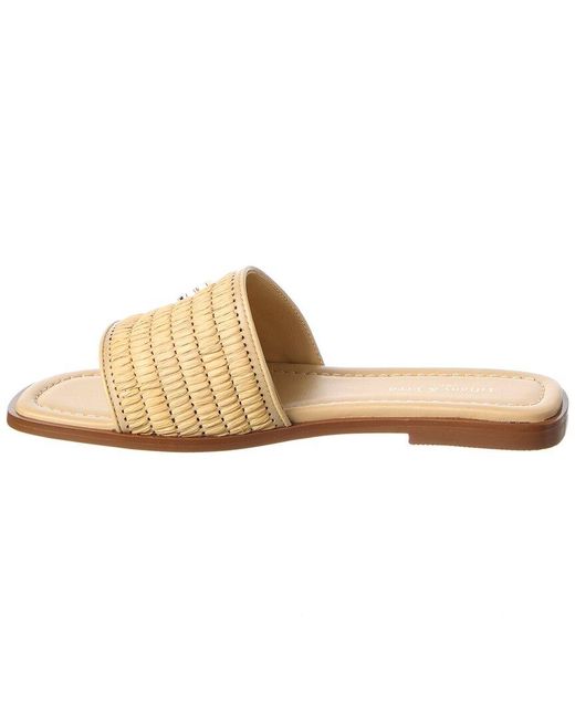 Tiffany & Fred Paris Natural Raffia Sandal