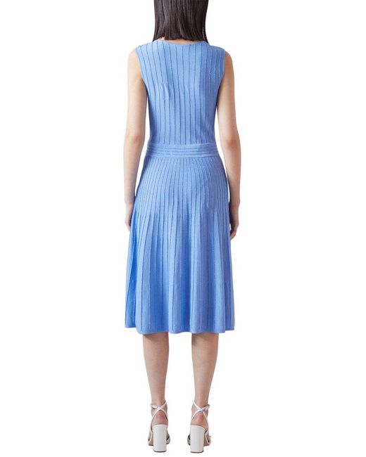 L.K.Bennett Blue Mona Dress