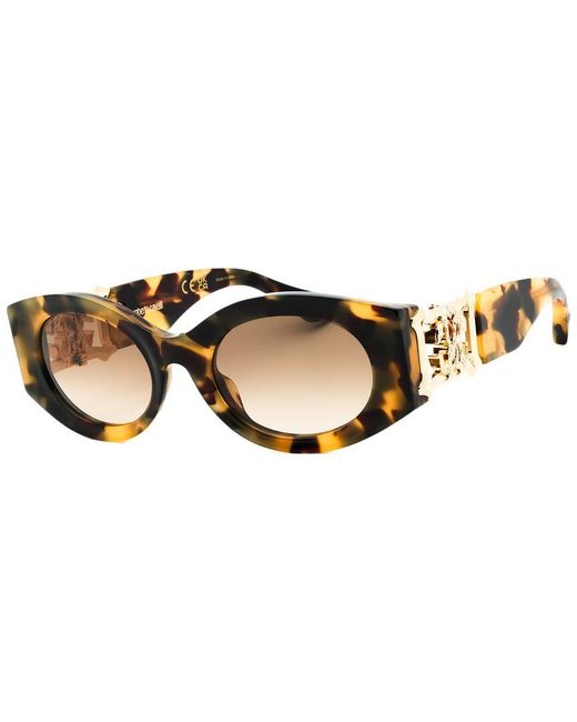 Roberto Cavalli Brown Src064 53Mm Sunglasses