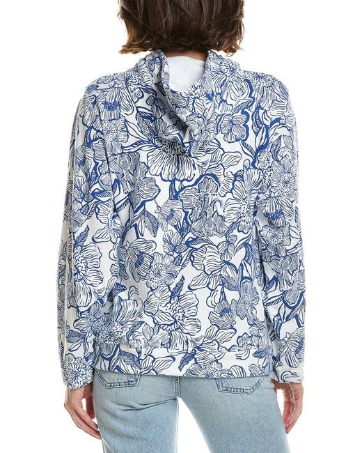 Lilly Pulitzer Blue Chiara Hoodie Pullover