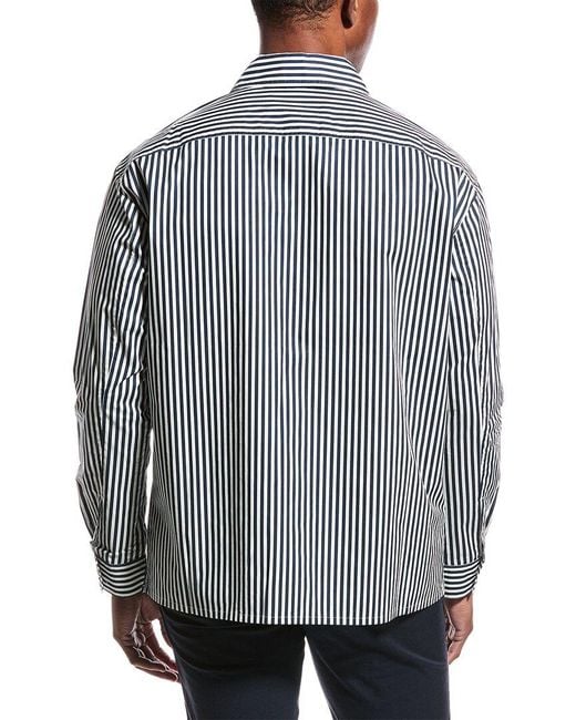 FRAME Gray Stripe Shirt for men