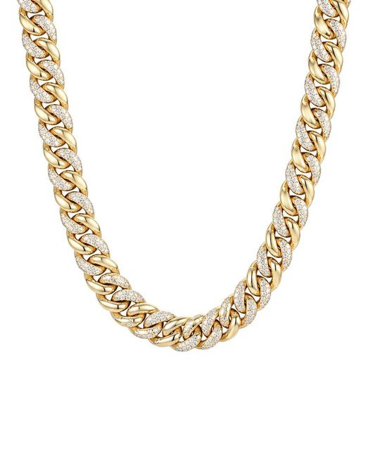 Lab Grown Diamonds Metallic 14K 4.80 Ct. Tw. Lab-Grown Diamond Fashion Necklace