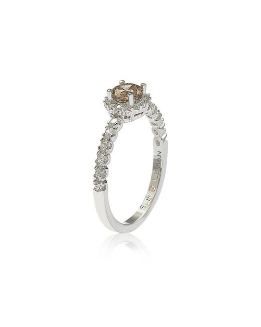 Suzy Levian White Silver Cz Ring