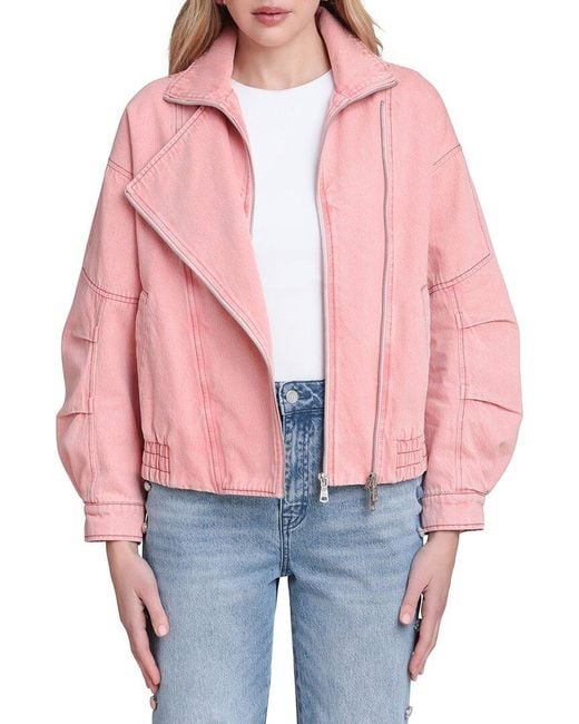 Avec Les Filles Layered Bomber Jacket