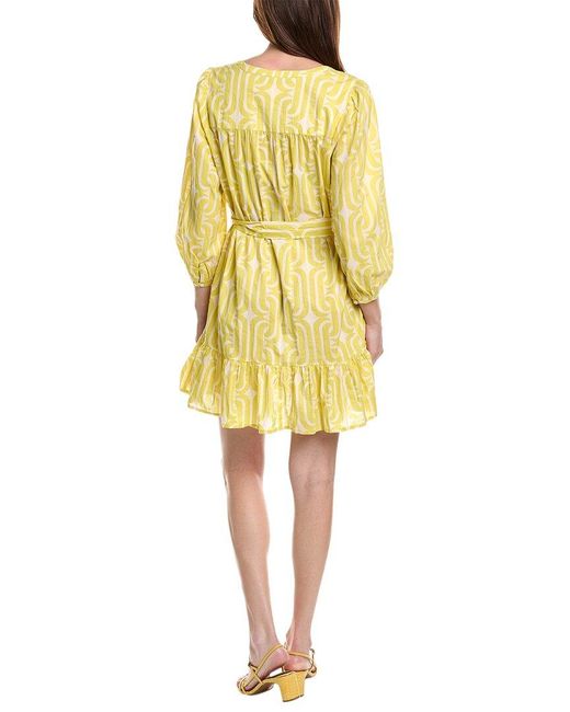 Velvet By Graham & Spencer Yellow Felicity Mini Dress