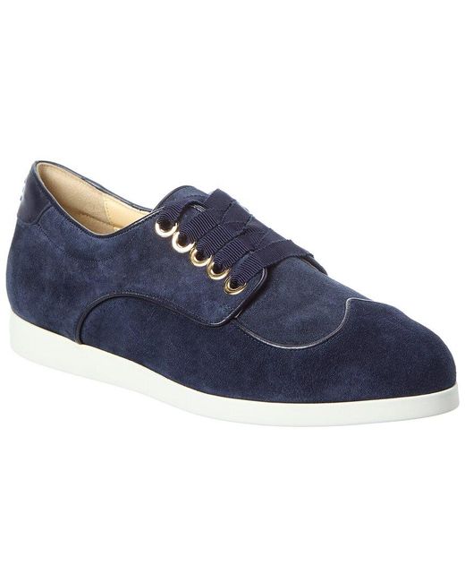 Sarah Flint Blue Suede Sneaker