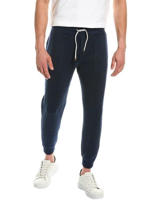 Brunello Cucinelli Blue Pant for men